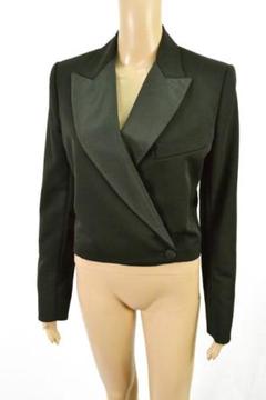 新品 クロエ Chloe ジャケット 34 LJK310 Sサイズ ブラック 新品 クロエ Chloe ジャケット 34 LJK310 Sサイズ ブラック