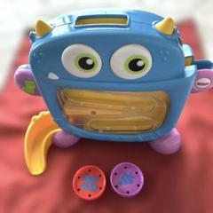 モンスター型おもちゃ 青 音と光付き