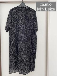 【m.m.o】半袖シャツワンピース黒のサムネイル