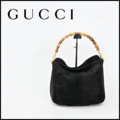 グッチ ハンドバッグ ワンショルダー レザー スウェード A4可 総柄 黒 GUCCIのフリマアイテム一覧