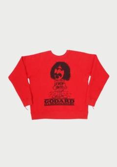 Godard Haberdashery スウェット CrewNeckSweat-Red-01