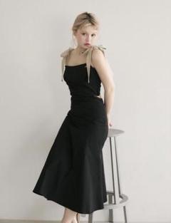 andmary Tilda ribbon dress black Mサイズ - メルカリ