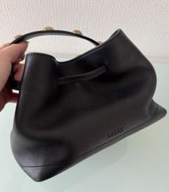 BALLY バリー ブラックレザー ミニハンドバッグ