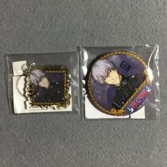 BLEACH 市丸ギン webくじ アクリルカップマーカー・缶バッジ