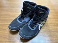 お値下げ可能⭕️asics アシックス レスリングシューズ 26cm 楽天市場】アシックス レスリングシューズ ブラック ゴールドの通販
