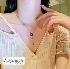 サージカルステンレス ラスト ネックレス スクエア モテ揺れスティック 再入荷✨