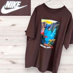 BTS SUGA ユンギ着用モデル】NIKE プリントTシャツ 茶 L - メルカリ