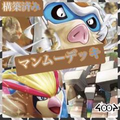 構築済みマンムーデッキ