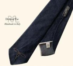 日本全国送料無料商品人気ランキング ダブルアールエル RRL ネクタイ Tie Denim 刺繍 デニムタイ 小物