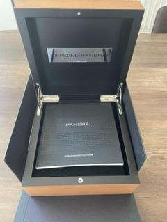OFFICINE PANERAI 木製ケース・説明書・ラバーカバー Officine Panerai 木製ケース 取扱説明書付き - メルカリ