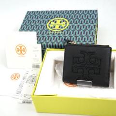 ✨新品未使用・商品購入書付き✨　TORY BURCH ミニ財布　Tロゴ 二つ折り
