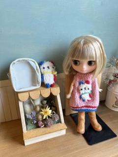 25233ミディブライス★ピンクパリくまワンピ＆ちびちびくま★くま太郎