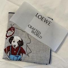 【新品】ロエベ クラフテッドワールド展限定ハンドタオル1枚　パームツリー柄 2025年最新】LOEWE ハンカチの人気アイテム - メルカリ