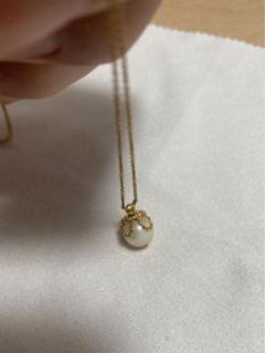 素敵！あこや真珠8mm ダイヤモンド0.22ct k18WG&k18金ペンダント