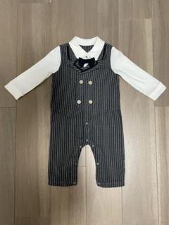 【美品】ベビー　フォーマルロンパース　スーツ風ロンパース　80サイズ