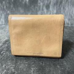 Dries Van Noten 三つ折り財布　レザー　ベージュ　財布 Dries Van Noten 三つ折り財布 レザー ベージュ 財布 - メルカリ