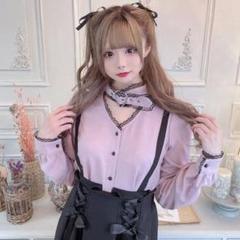 マーズ ハートバックルチョーカー風ブラウス - メルカリ