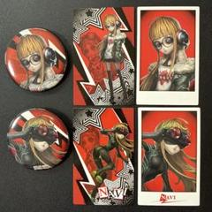 ペルソナ5 缶バッジ　ナビ 佐倉双葉 ナビ 第五人格×ペルソナ5 ザ・ロイヤル set - メルカリ