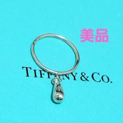 美品 ティファニー ティアドロップリング 9号 シルバー925 ペレッティ