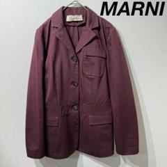 希少 MARNI マルニ 上質 3Bテーラードジャケット 40 超特価激安 希少 MARNI マルニ 上質 3Bテーラードジャケット 40