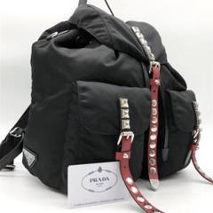 PRADA - 新品同様 プラダ スタッズ付き リュックサック バック