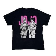11960 ジョジョの奇妙な冒険 アニメ Tシャツ ブラック L 11960 ジョジョの奇妙な冒険 アニメ Tシャツ ブラック L | San