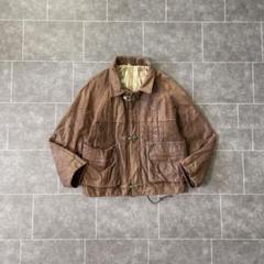 80-90's vintage ファイヤーマン レザージャケット ショート丈 茶