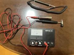 鍼施術の良導絡用のツボ音響探査装置内蔵のノイロメーターです。 鍼施術の良導絡用のツボ音響探査装置内蔵のノイロメーターです。