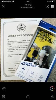 懸賞当選品 非売品 Ado コラボ モバイルバッテリー No.4