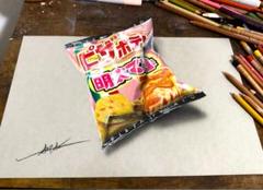 グランドセイコー セール 色鉛筆画 ピザポテト(原画) メルカリ - 絵画