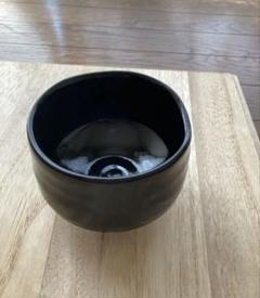 新品★未使用　保管品　抹茶茶碗　黒茶碗