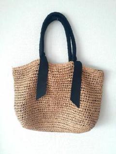 春夏　かごのバッグ　美品