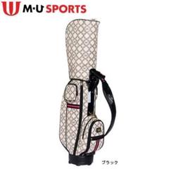 新品 MUスポーツ モノグラムプリント キャディバッグ 8.5型 新品 MUスポーツ モノグラムプリント キャディバッグ 8.5型