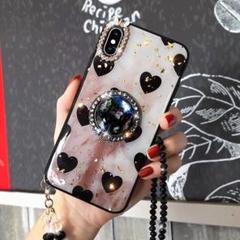 ﻿iphone15 黒ハートケース