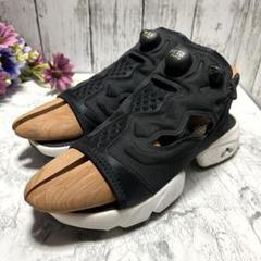 美品✨Reebok/リーボック ポンプフューリー サンダルゴールドロゴ(24)黒