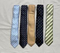 [新品] ネクタイ5本　チーフ　タイピン　ビジネス　結婚式　就職活動　父の日