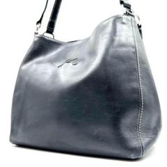 美品 KITAMURA 2850 トートバッグ 肩掛け A4可 大容量 ブラック
