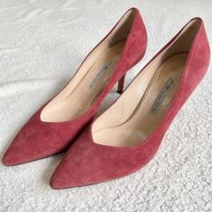 美品 サイズ37H ペリーコ ポインテッドトゥ ハイヒールパンプス スエード