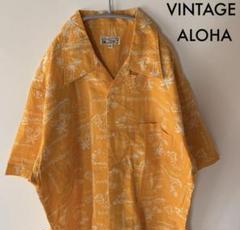 柄シャツ 古着 Hawaiian VINTAGE アロハシャツ ビッグシルエット