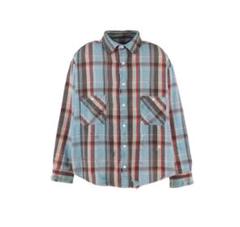 Saint Mxxxxxx♡ フランネルシャツ CHECK ブルー セントマイケル SAINT Mxxxxxx Flannel Shirt （Blue / Gray