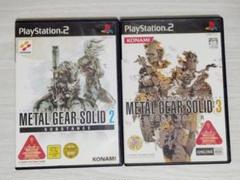 【ps2】METAL GEAR SOLID 2&3 セット（送料込み）