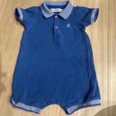 6m PETIT BATEAU 青いポロロンパース
