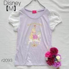 ディズニーリゾート ラプンツェルTシャツ 半袖 袖シフォン パープル 【M】