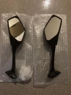 CBR250RR MC51 純正サイドミラー左右 CBR250RR純正交換タイプ カーボン柄ミラー左右セット ピッチ30mm
