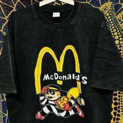ハンバーグラー リプリント Tシャツ 半袖 メンズ 新品 個性的 黒 L M ハンバーグラー Tシャツ 半袖 メンズ 新品 個性的 夏 XL 黒