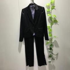 未使用品クードシャンス×中古美品マテリア セットアップ　ママスーツ　黒 未使用品クードシャンス×中古美品マテリア セットアップ ママ