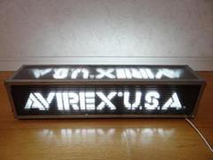 非売品 ビンテージ AVIREX USA アヴィレックス サイン 照明 ガレージ 非売品 ビンテージ AVIREX USA アヴィレックス サイン 照明