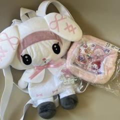マイメロ ピアノ クロミ くじ ぬいぐるみリュック ルームボックス 15点 マイメロ クロミ ぬいぐるみリュック