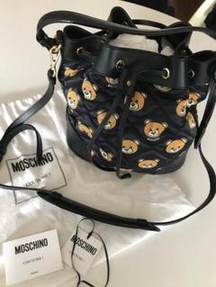 新品 モスキーノ クマ 巾着バッグ