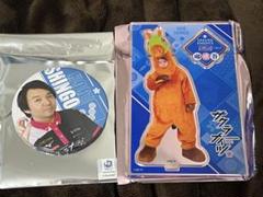 サクラナイツ ローソンコラボ アクスタ 缶バッジ 堀慎吾 Mリーグ 麻雀